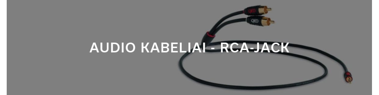 AUDIO KABELIAI -  RCA-JACK